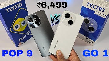 Tecno Pop 9 Vs Tecno Spark Go 1 🔥 Unboxing & Comparison || Camera || Design || Price