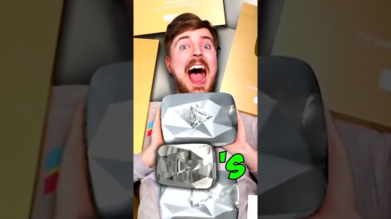 Every MrBeast YouTube Award..😲