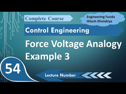 Force Voltage Analogy: Steps, Parameters, Differential Equation & Example 3