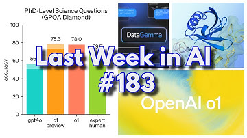 Last Week in AI #183 - OpenAI o1, Adobe vid gen, DeepMind AlphaProteo