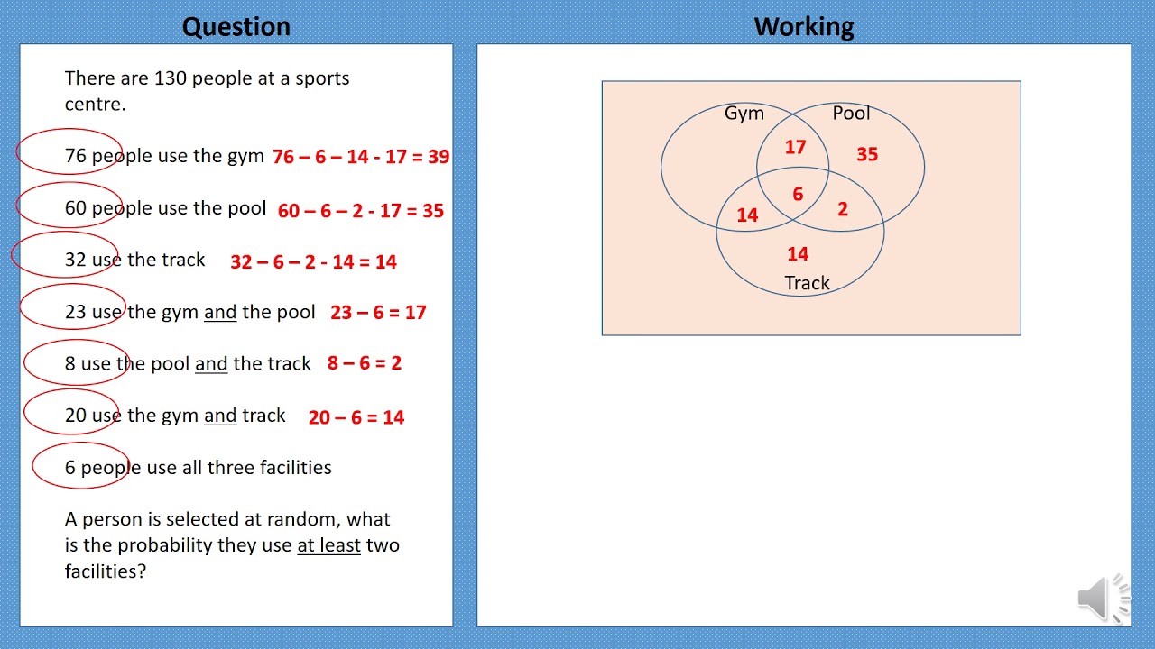 Mr Clegg Maths - Venn Diagrams and Probability Walk-through - YouTube
