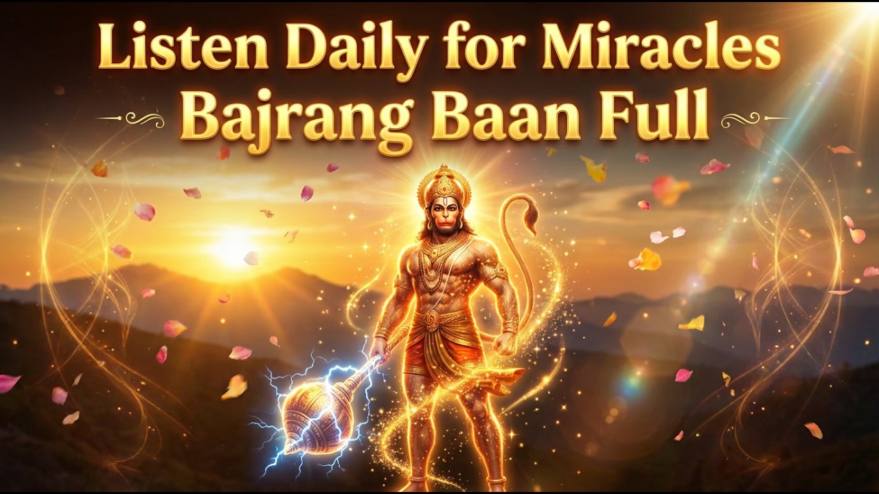 ⚡संकट नाशक बजरंग बाण | हर समस्या दूर करने वाला पाठ #hanuman #bajrangbali #bajrangbaan #bhakti