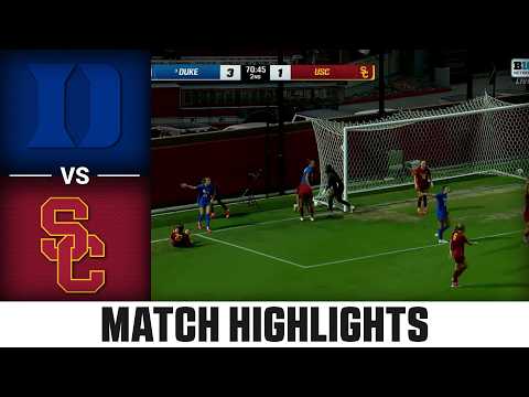 Duke vs. USC Match Highlights | 2026 ACC Women's Soccer