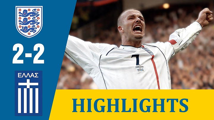 England vs Greece: 2-2 | 2002 World Cup Qualifiers (Highlights)