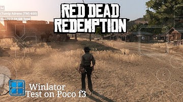 Red Dead Redemption 1 | Winlator Bionic Vanilla 2.7.2 SD870 Android Gameplay No Root