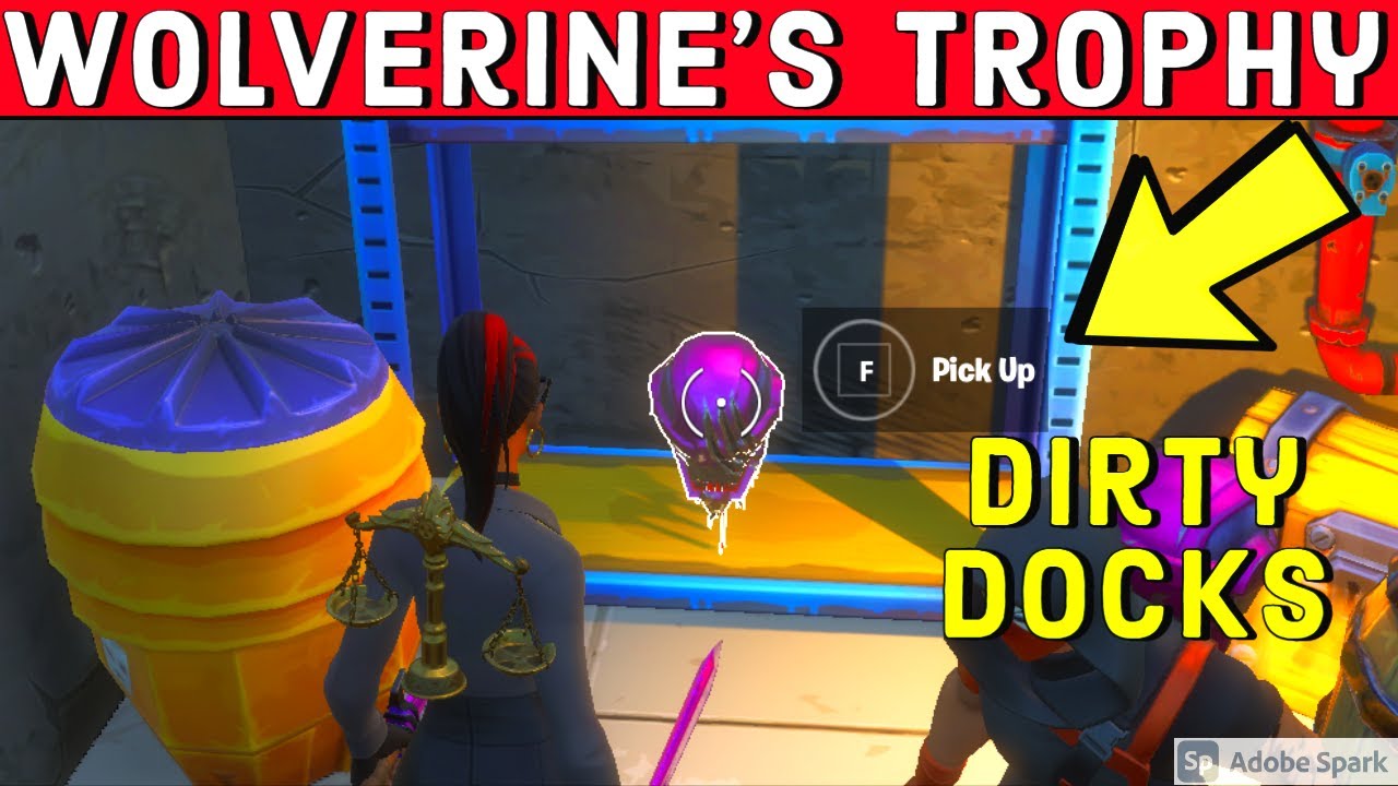 Find Wolverine's Trophy at Dirty Docks Week 3 Wolverine Challenges