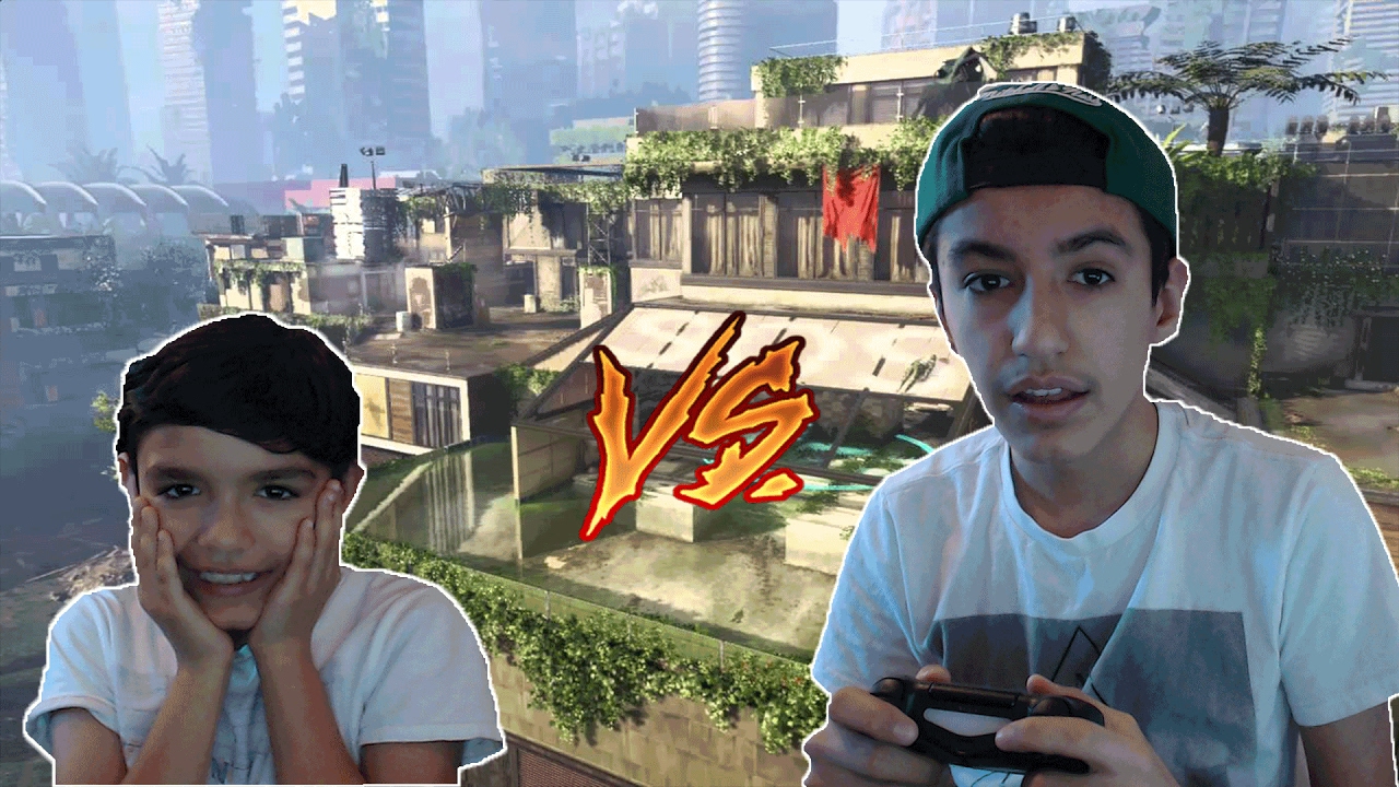 Black Ops 3 Kill Race Challenge Against Little Brother! (Rage)