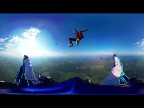 SkyDive in 360° Virtual Reality via GoPro 360°