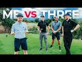 Can a 4 HCP beat 3 x 18 HCP's in a Scratch Better Ball? (feat Bad Golf Channel)