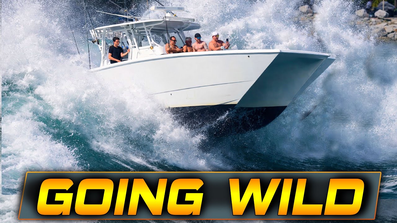 CAPTAIN TREATS MILLION-DOLLAR BOAT LIKE A TOY !! HAULOVER INLET BOATS | BOAT ZONE