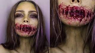 Грим на Хэллоуин | Halloween Tutorial | Самый страшный макияж | Halloween makeup