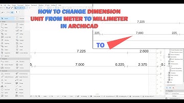 How to Change Dimension Units from Meters to Millimeters in Archicad | Quick Tutorial