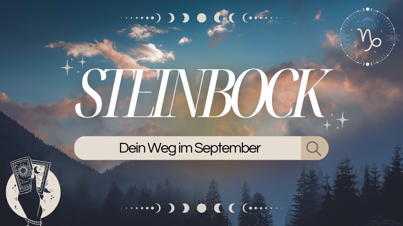 STEINBOCK I Von der Idee zur Vision – dein Neuanfang ruft I September 2025