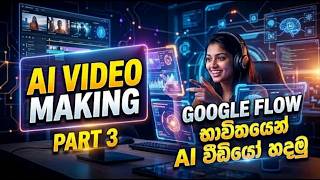 AI Video Making Lesson Part 3 | නොමිලේ AI වලින් වීඩියෝ හදමු | Sinhala Tutorial