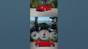 HONDA CIVIC TYPE R EP3 | 100-200km/h / K24 SWAP VTEC SOUND !