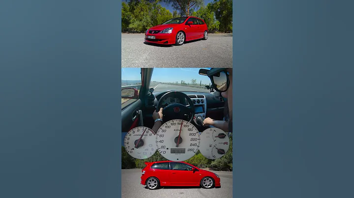 HONDA CIVIC TYPE R EP3 | 100-200km/h / K24 SWAP VTEC SOUND !