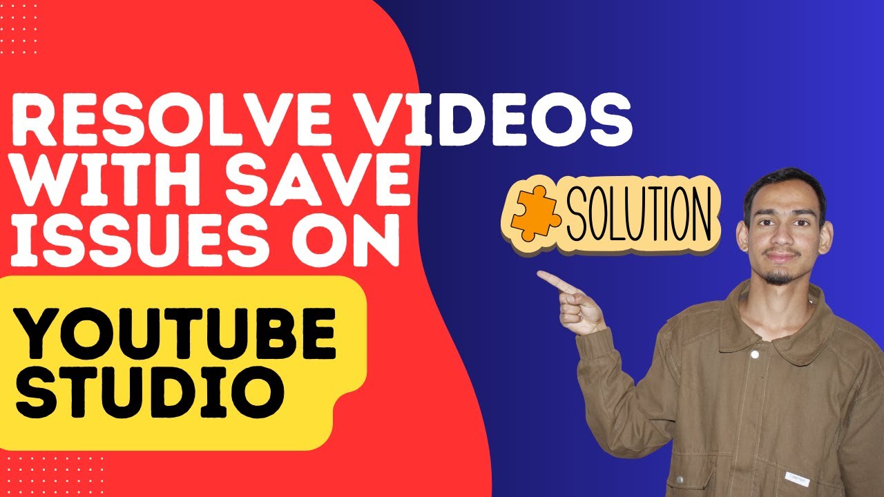 Исправлена ​​ошибка «У нас возникли проблемы с сохранением вашего видео» в YouTube Studio (2026)