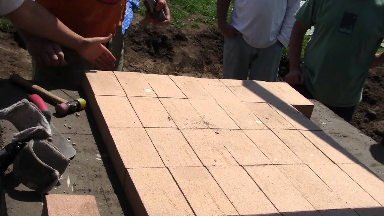 part 15 Laying the Fire bricks , Clay oven class, 7 14 2012 YouTube