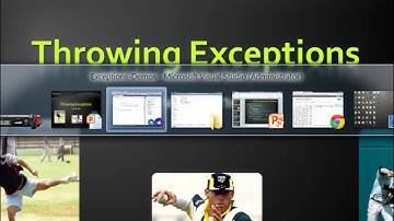 Exceptions Handling (2012)