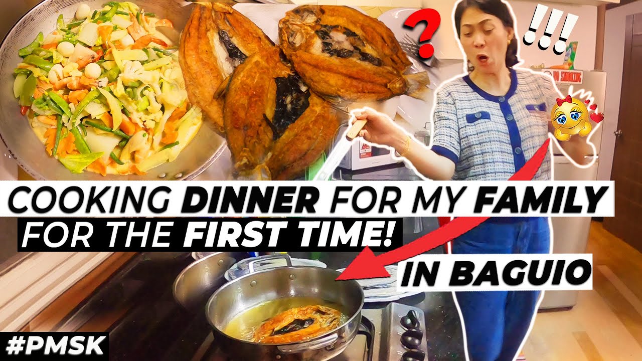 FIRST DAY IN BAGUIO | MY KOREAN FAMILY ENJOYING KFC CHICKEN AND HALO-HALO IN CHOWKING #pmsk