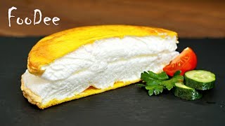 The most airy highest omelette in a pan. Is it worth to cook omelet Poulard? Breakfast in 10 minutes