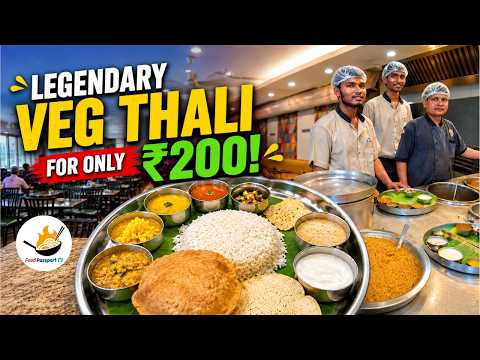 LEGENDARY Veg Thali for only 200 Taj Mahal Hotel Hyderabad I