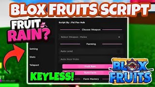 NEW Bloxfruits script KEYLESS🔥🔥|Esp,autofarm,fruitrain,auto frruits,MORE+💯