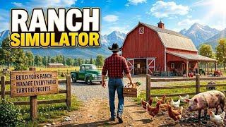 I Started With NOTHING… Chickens &amp; Pigs on Day 1! | Ranch Simulator 🐔🐷