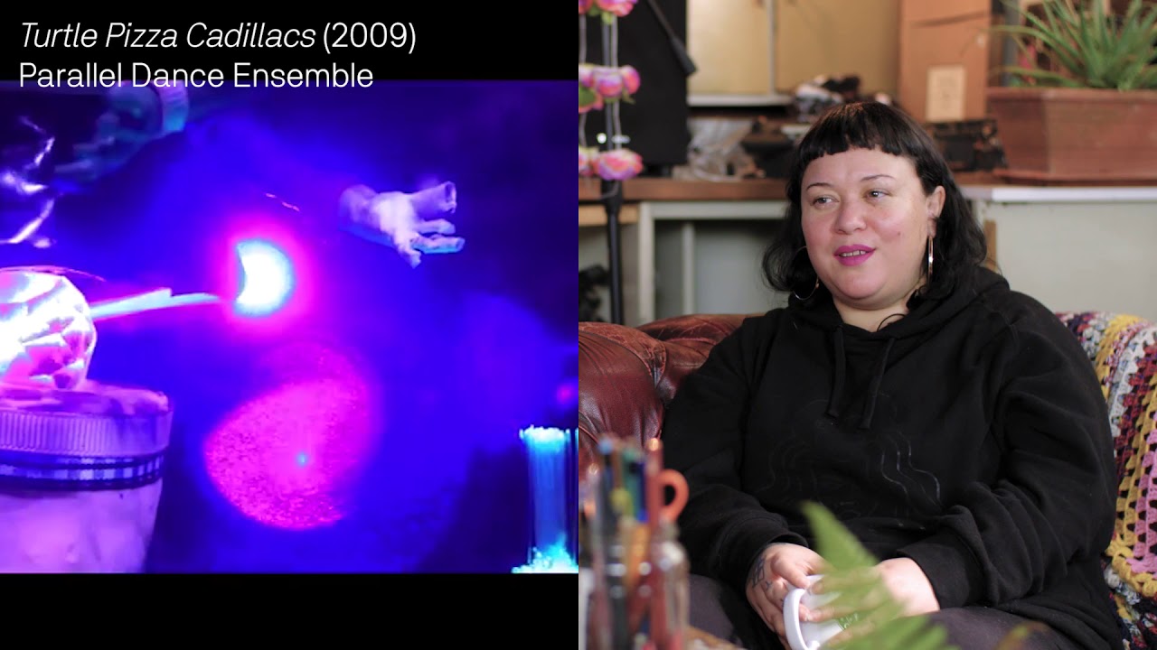 Coco Solid, 2019 Arts Foundation Laureate receiving the award for mixed media