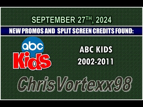 New Promos and Split Screen Credits Foundings: 9-27-2024: ABC Kids 2002 ...