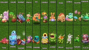 The Continent but Every Monster is Zoomed in! (Hyehehe update) - My Singing Monsters