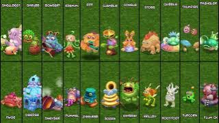The Continent but Every Monster is Zoomed in! (Hyehehe update) - My Singing Monsters