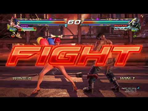 Fujin Josie VS 5 Bars Only Fujin Bryan Laggy PS4 v5 Tekken 7 20230624195232