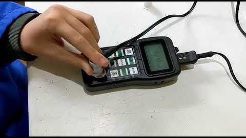 Ultrasonic Thickness Gauge TM210 PLUS Calibration