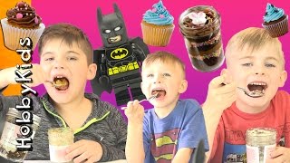 Wicked Good CUPCAKES In A Jar! Batman Eats Cake With HobbyFamily Sweet Treats HobbyKidsTV Wicked Good CUPCAKES In A Jar! Batman Eats Cake With HobbyFamily Sweet Treats HobbyKidsTV