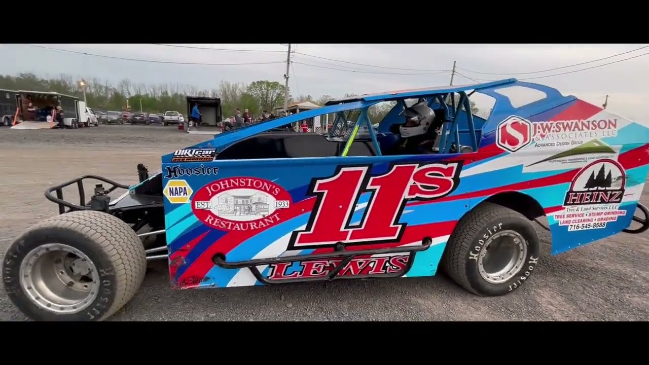 Modified podium finish for Arca driver 