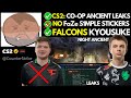 kyousuke Joins Falcons &amp; m0NESY reaction, CS2's Night Ancient Leaks (Co-Op) &amp; NO s1mple Stickers