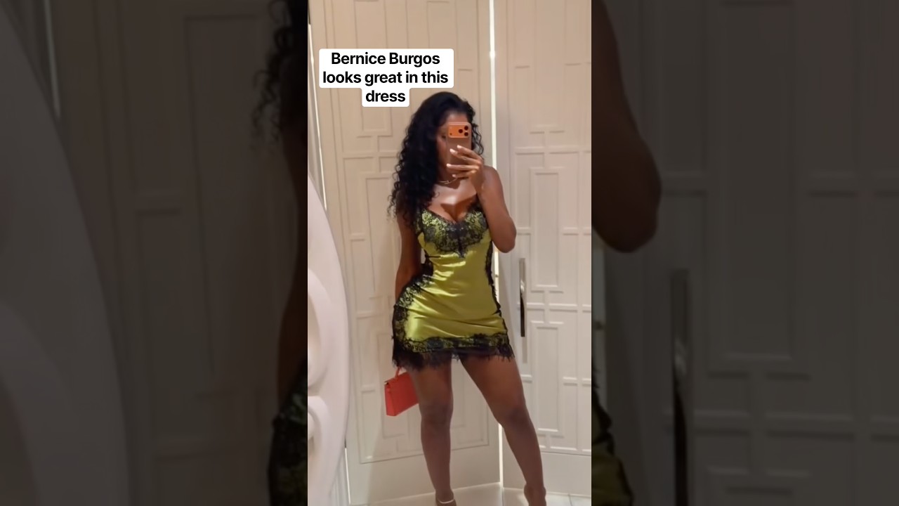 bernice burgos green dress looks great in this bernice burgos outfits