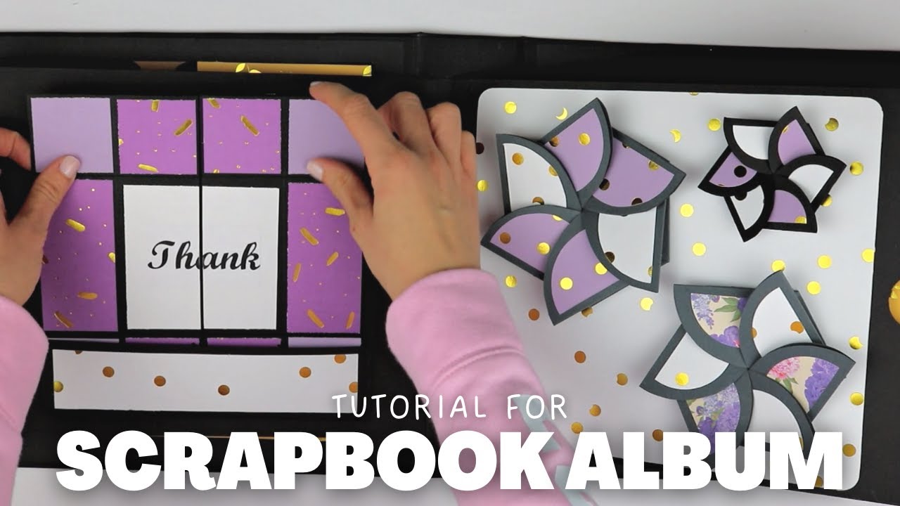 Large Scrapbook Album Tutorial - Scrapbook Ideas 