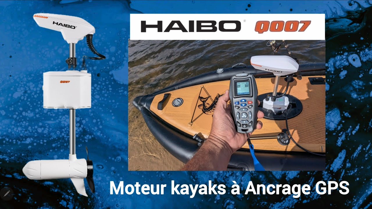 Moteur électrique Haibo Q007 pour kayak 🚤 | Test & présentation Pikeboard.fr