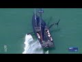 Prada Cup Day 1 highlights action. 36th America&#39;s Cup AC75s