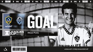 GOAL: Riqui Puig puts LA Galaxy on the board vs. Vancouver Whitecaps in Leagues Cup Group Stage