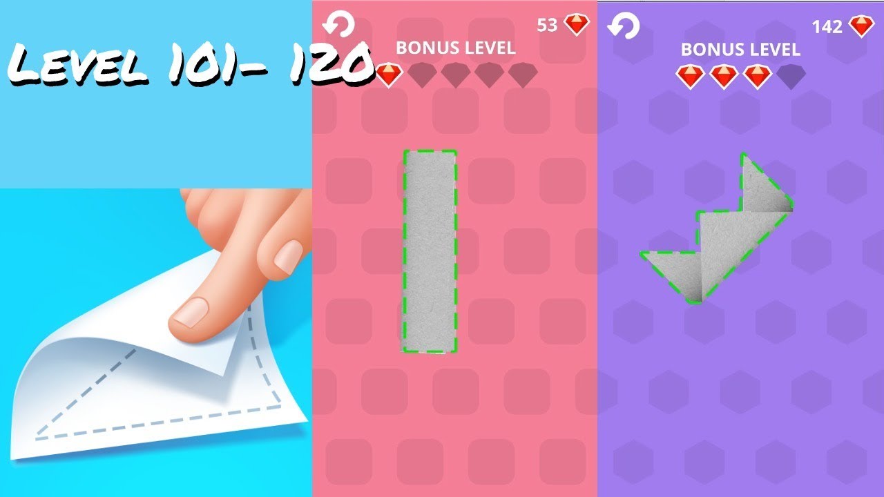 Origame 101 - 120 Gameplay Walkthrough (iOS, Android)