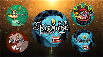 AGARIO MOBILE *GLITCH*| HOW TO WRITE I AM ON TOP OF YOUR NAME