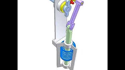 Slider-crank mechanism of snap motion 1b