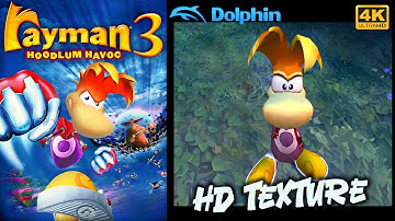 Rayman 3 (GameCube) - Gameplay - HD texture + Widescreen 4K 60FPS (Dolphin)