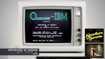 Adventure in Serenia - On-Line Systems/IBM, 1982 - IBM/PC (4K)