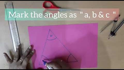 Mathematics Project for Class 9 : Triangles