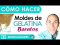 🥇 Cómo hacer MOLDES DE GELATINA CASEROS 💰 BARATOS 💰 REUTILIZABLES - con gelatina y glicerina