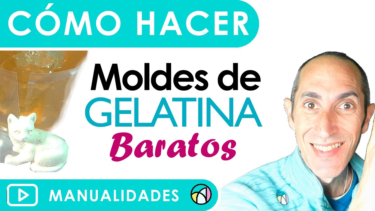 🥇 Cómo hacer MOLDES DE GELATINA CASEROS 💰 BARATOS 💰 REUTILIZABLES - con gelatina y glicerina